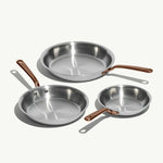 Stainless Clad Frying Pan Set