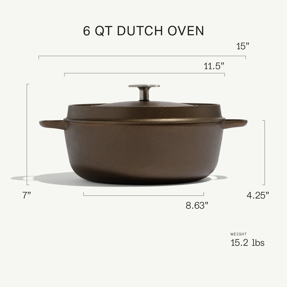 Seasoned Cast Iron Dutch Oven